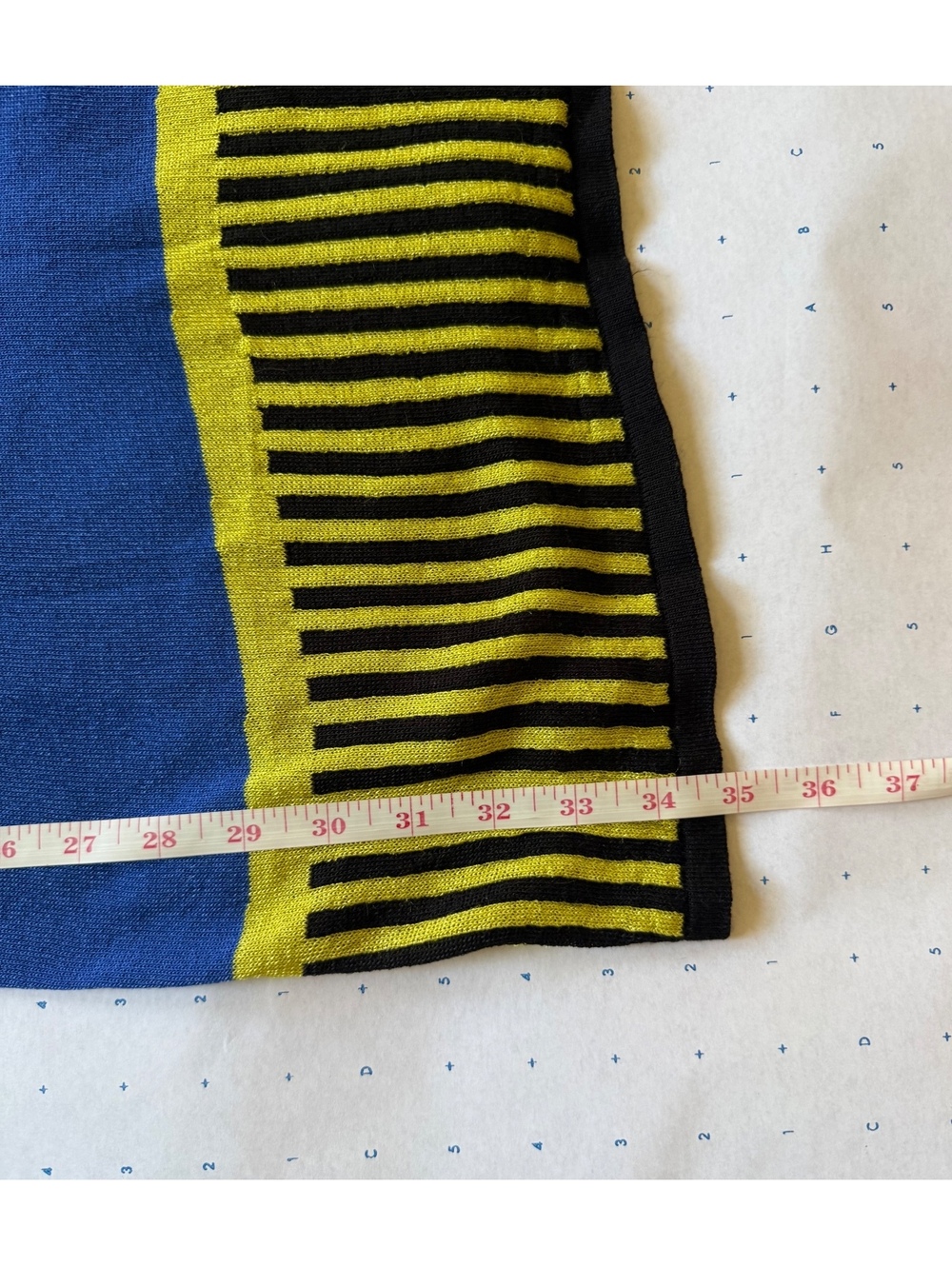 Vivienne Westwood Anglomania Striped Color Block Knit Maxi Skirt L Archive - Picture 7 of 8